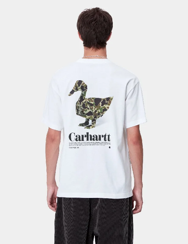 Value Deals Carhartt WIP Fold Duck T-Shirt (Loose) - White