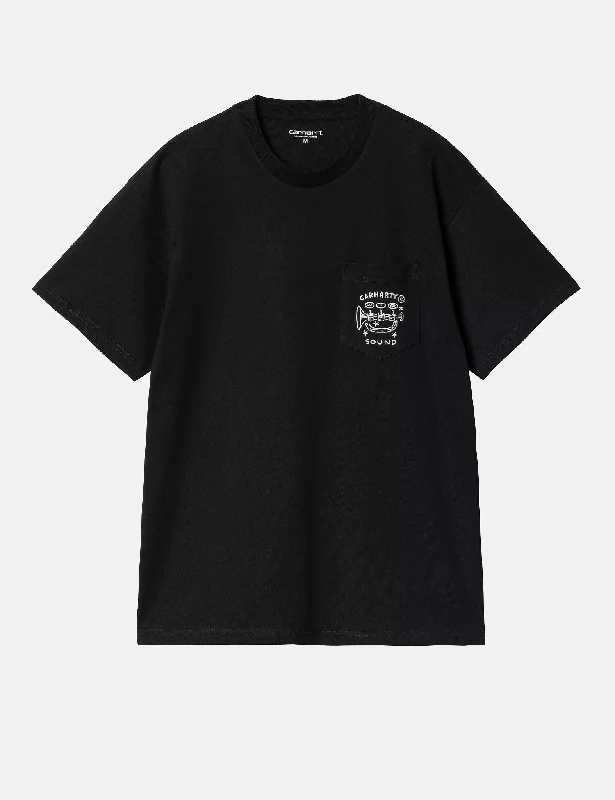 Celebrate the Weekend with Discounts Carhartt WIP Fragments Pocket T-Shirt - Black