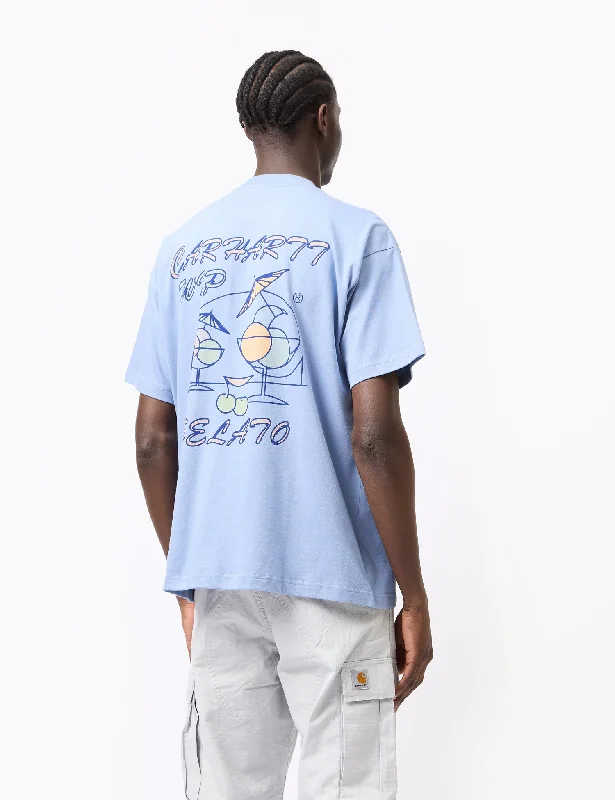 Quick Sale Carhartt WIP Gelato T-Shirt - Charm Blue