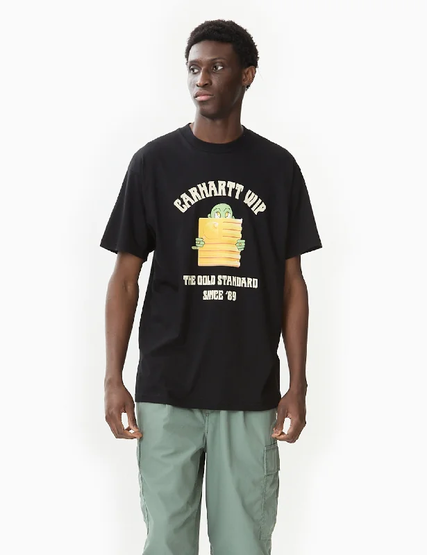 Weekend Deals That Thrill Carhartt-WIP Gold Standard T-Shirt (Loose) - Black