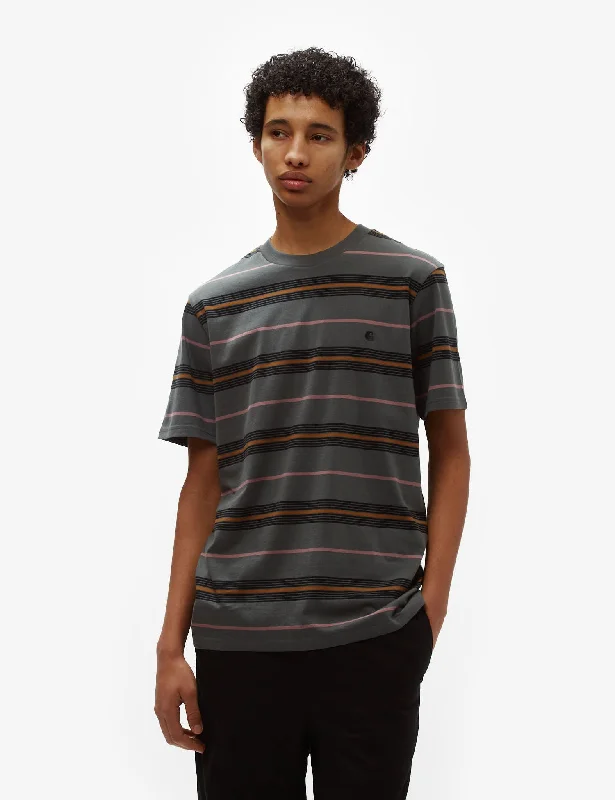 Weekend Bargains Just for You Carhartt-WIP Haynes Stripe T-Shirt - Jura Green