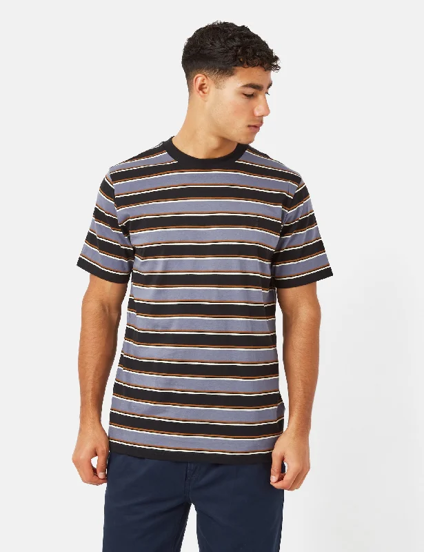 Today’s Deal Carhartt-WIP Leone T-Shirt (Leone Stripe) - Bluefin