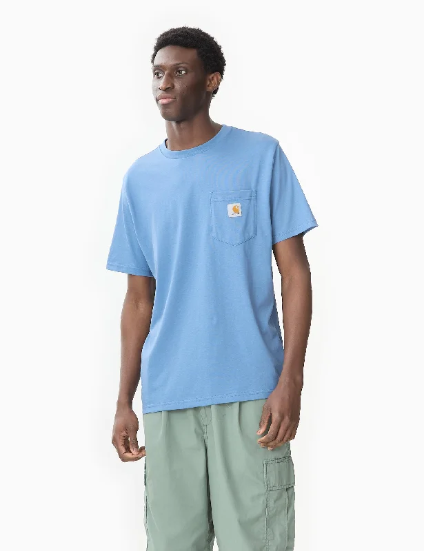 Early Bird Discount Carhartt-WIP Pocket T-Shirt (Regular) - Sorrent Blue