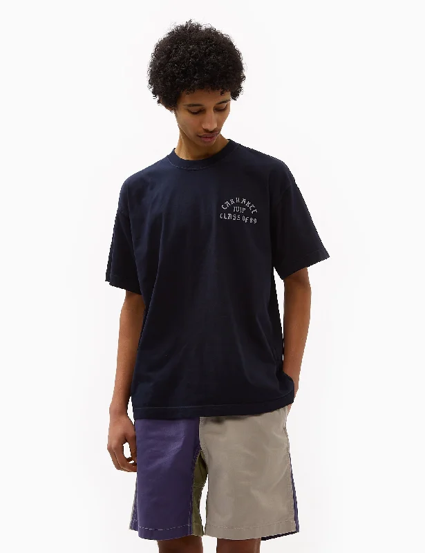 Weekend Savings Spree Carhartt-WIP Class of 89 T-Shirt (Loose) - Dark Navy/White