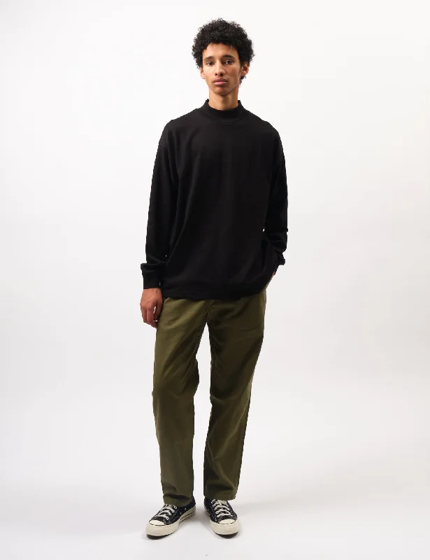 Weekend Specials to Love Carhartt WIP Script Mockneck T-Shirt (Loose) - Black