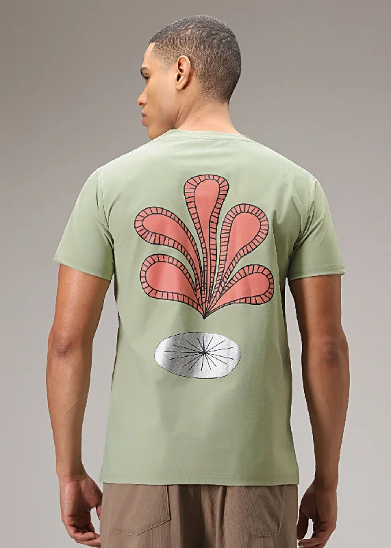 Sale Event Clover Green Printed T-Shirt