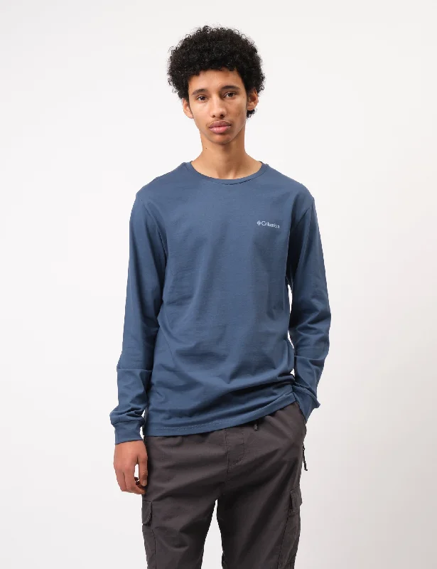 Seasonal Sale Columbia Explorers Canyon Long Sleeve T-Shirt - Mountain Blue