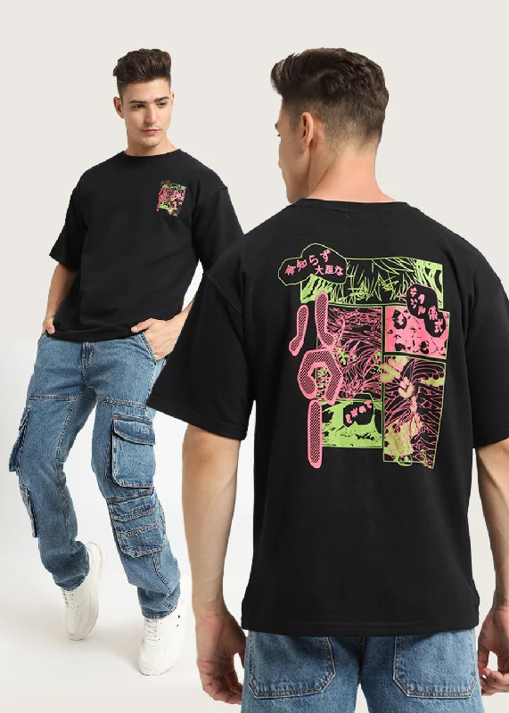 Exclusive Access Crow Black Oversized T-shirt