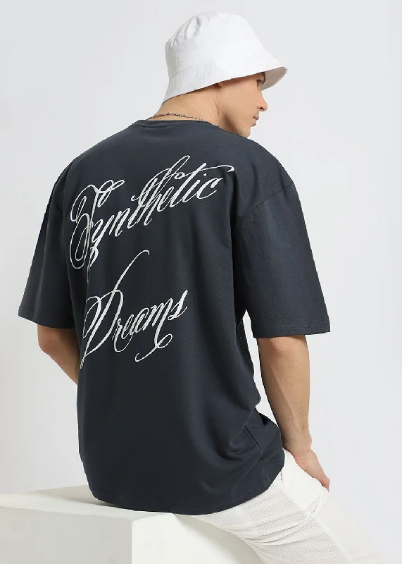 Weekend Flash Sale Dark Gray Oversized T-shirt