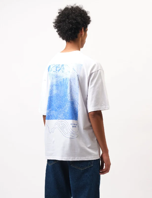 Great Deals Elliker Rill Hand Print T-Shirt - White