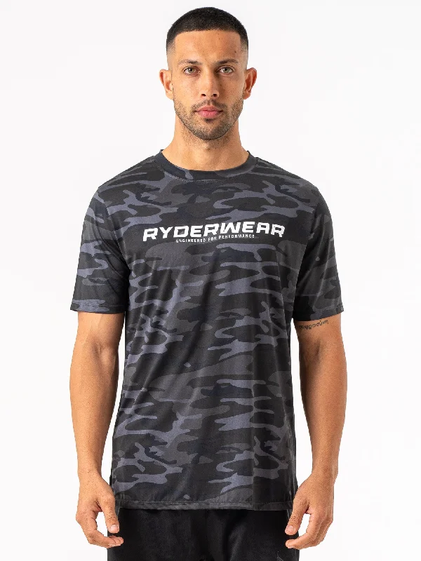 Reduced Price Energy T-Shirt - Black Camo