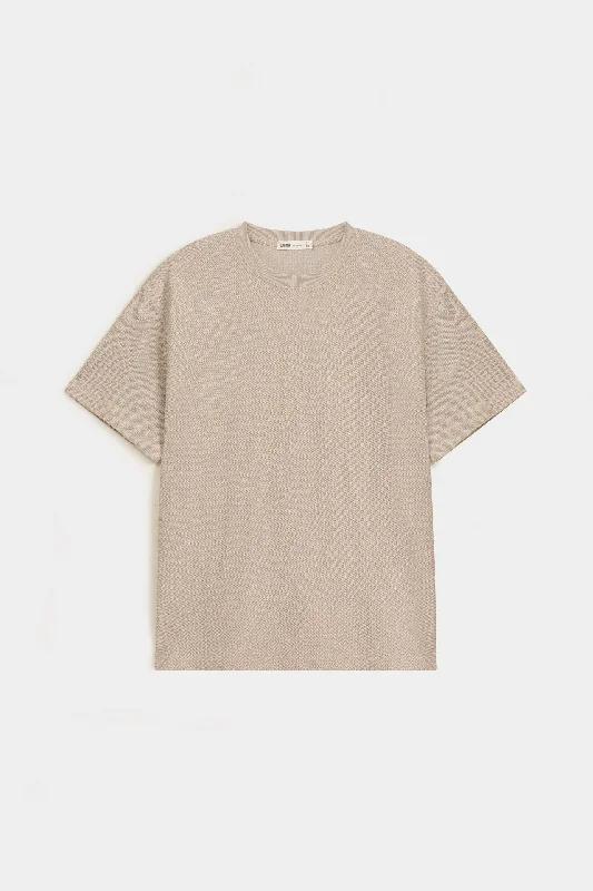 Weekend Deals to Make You Smile Textured T-Shirt