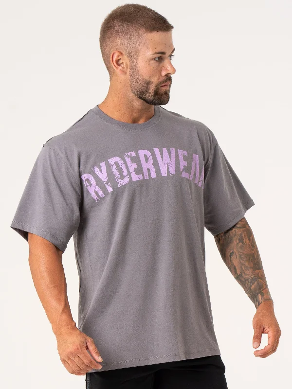 Weekend Offers You Can't Ignore Force Oversized T-Shirt - Charcoal