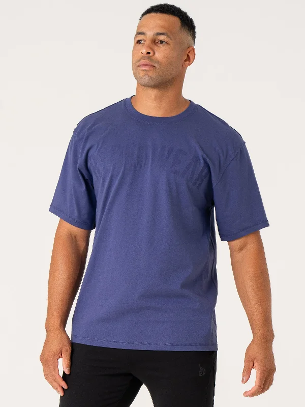 Weekend Deals to Brighten Your Day Force Oversized T-Shirt - Indigo