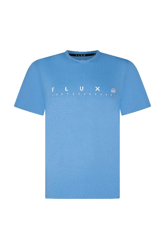Midnight Madness Graphic Logo T-Shirt - Baby Blue