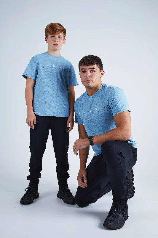Super Discount Graphic Logo T-Shirt - Ice Blue
