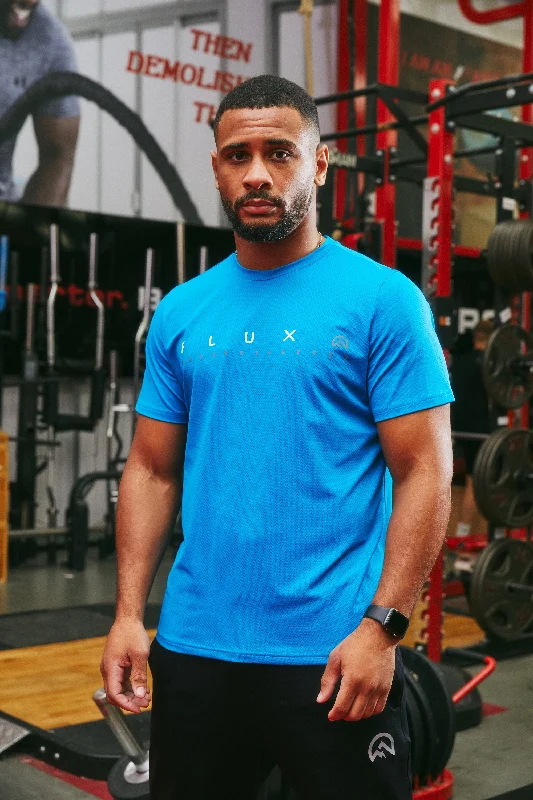 Unmissable Sale Graphic Logo T-Shirt - Teal Blue