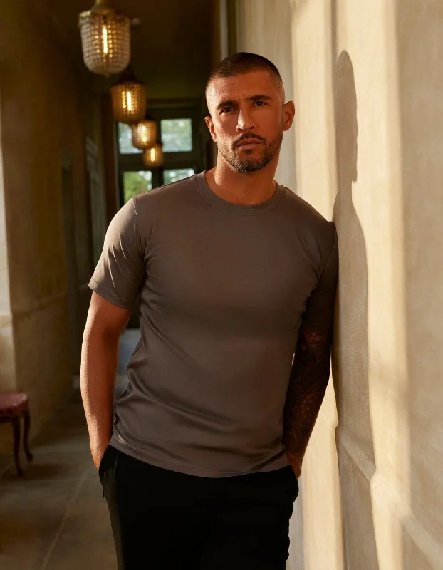 Price Cut Grey Mercerised T-Shirt