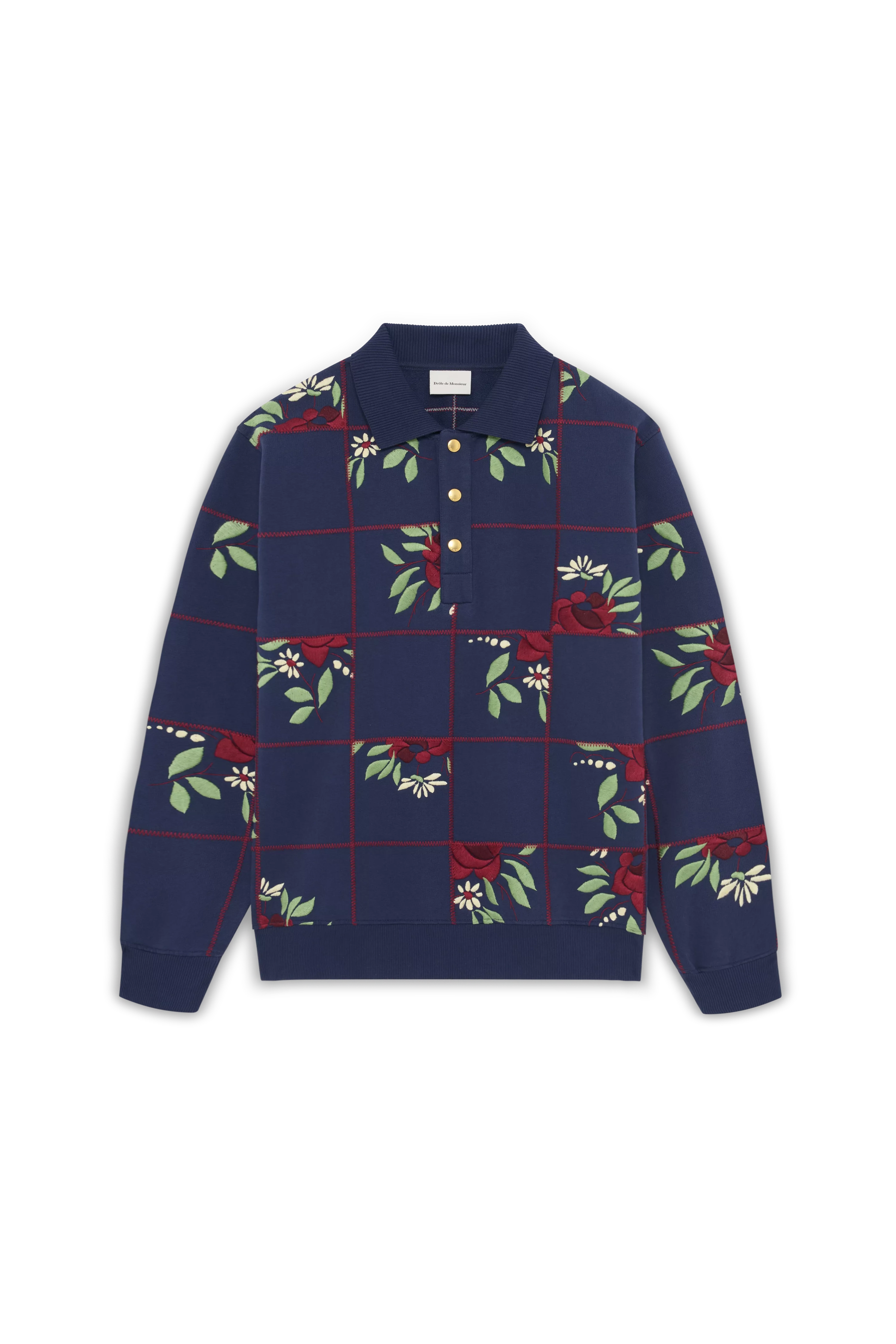 Deal Frenzy Le Polo Patchwork Fleurs
