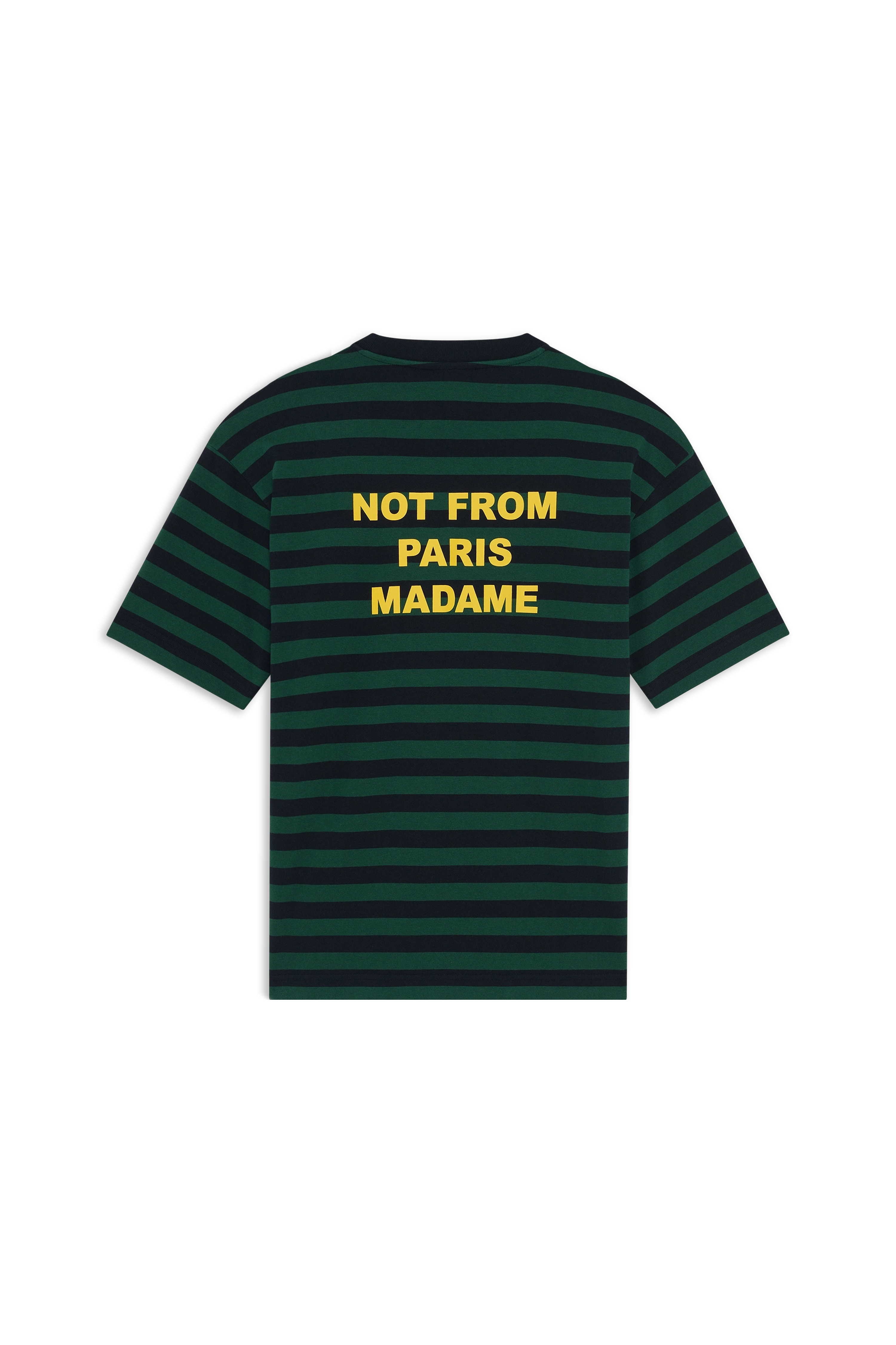 Take Advantage Le T-Shirt Slogan Rayé
