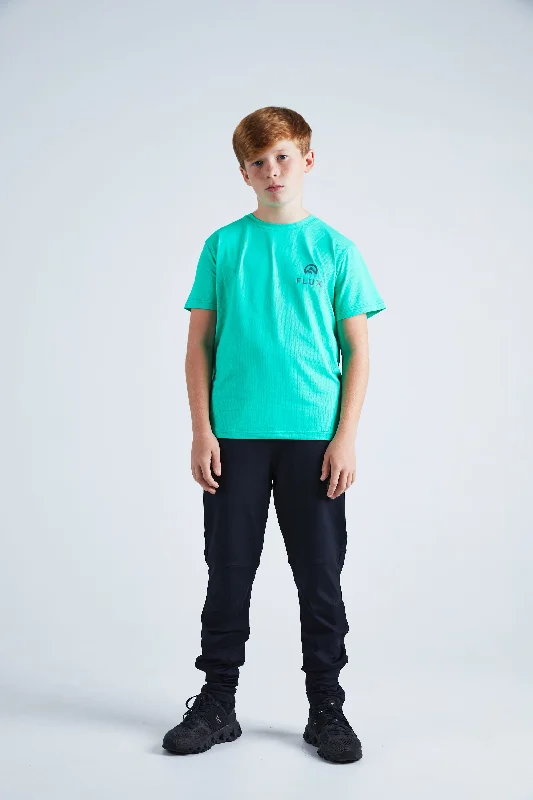 Hurry In Left Chest Logo T-Shirt - Stadium Green