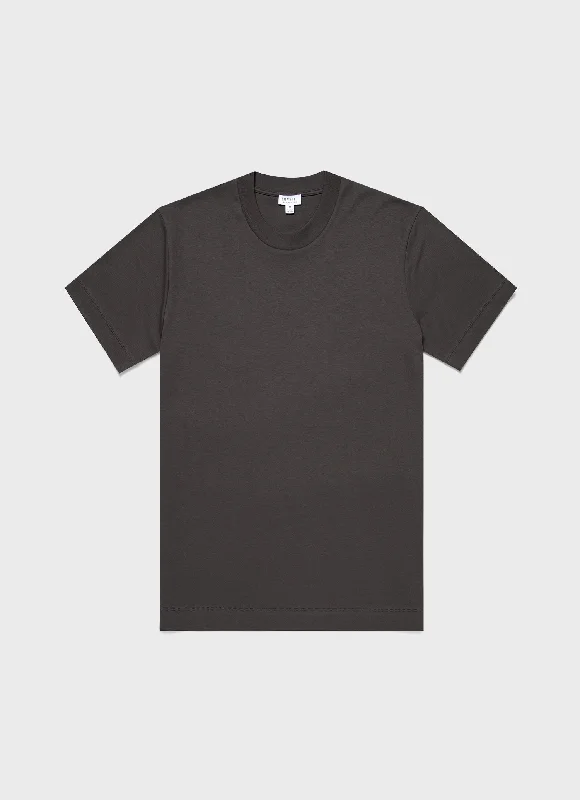 Weekend Offers That Shine Men's Relaxed Fit Heavyweight T-shirt in Charcoal