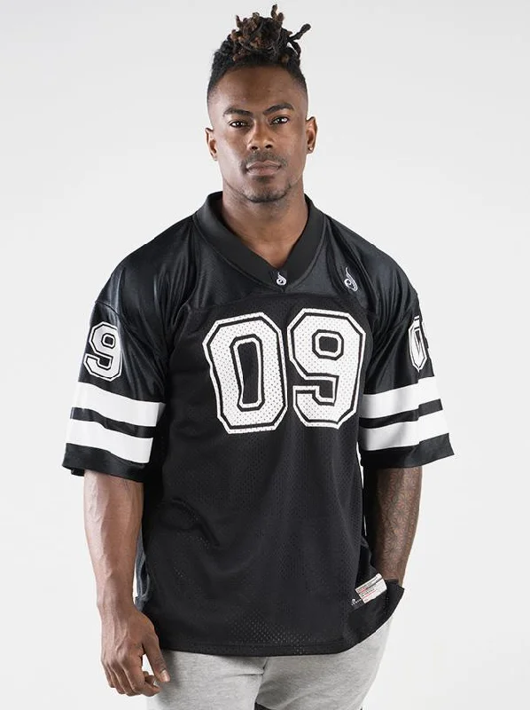 Closeout Deal Mens Varsity Jersey - Black