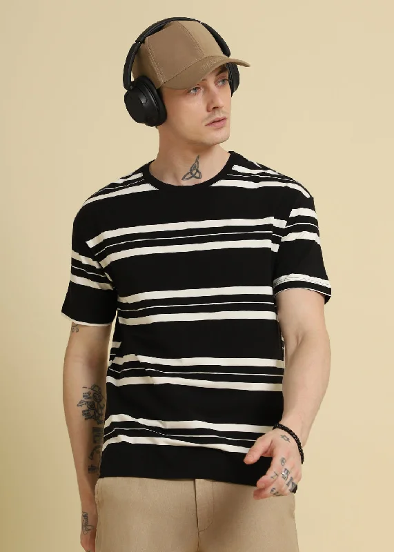 Low Cost MonoStripe Regular T-shirt