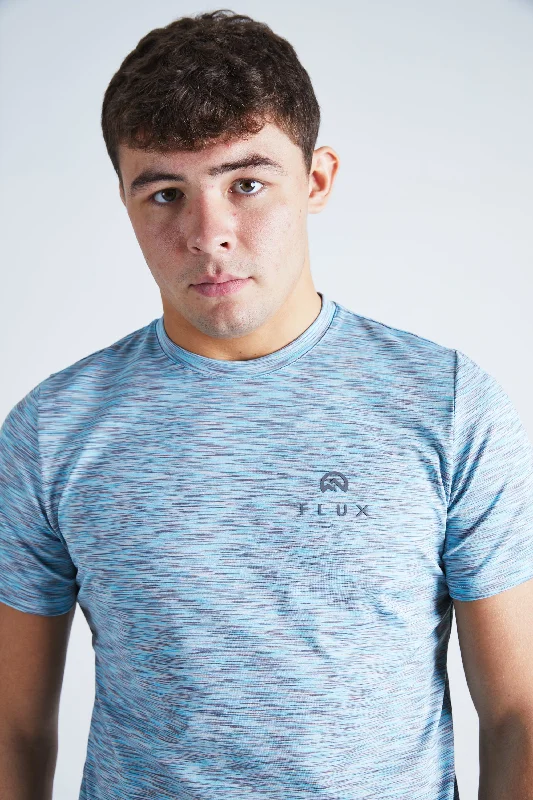 Stock Up Multi T-Shirt - Silver/Blue