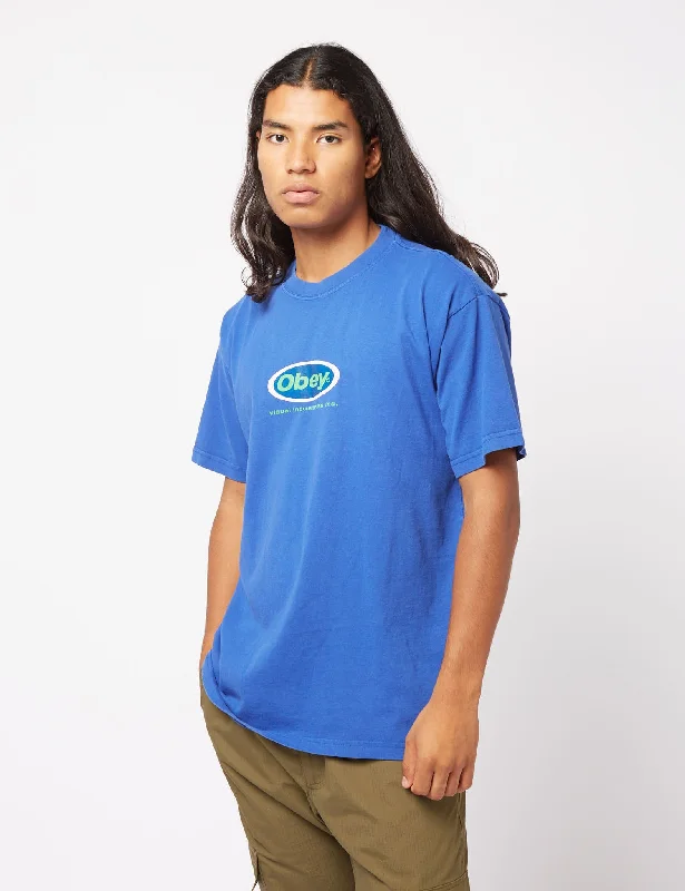 Low Prices Obey Inc. Heavyweight T-Shirt - Surf Blue