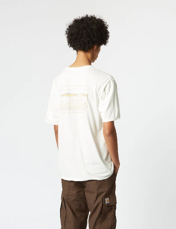Sale Alert Patagonia '73 Skyline Organic T-Shirt - Birch White