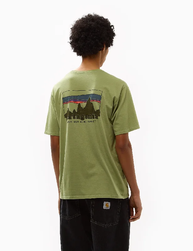 Daily Specials Patagonia '73 Skyline Organic T-Shirt - Buckhorn Green