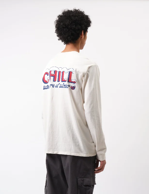 Hot Buy Patagonia Chill Long Sleeve T-Shirt - Birch White