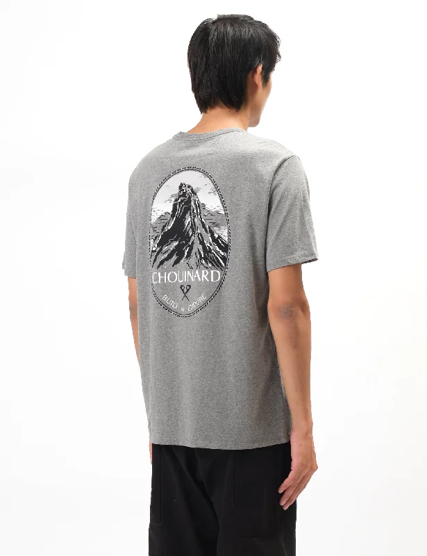 Weekend Deals That Please Patagonia Chouinard Crest Pocket Responsibili-Tee T-Shirt - Gravel Weekend Deals That Please Patagonia Chouinard Crest Pocket Responsibili-Tee T-Shirt - Gravel