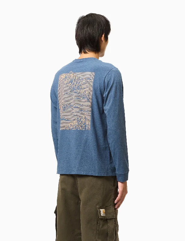 Great Bargain Patagonia Strataspire Long Sleeve T-Shirt - Utility Blue