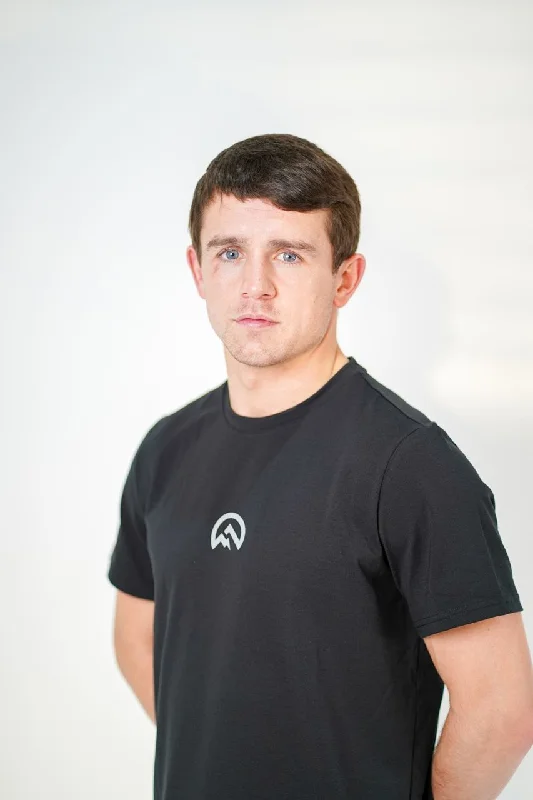 While Supplies Last Premium Centre Logo T-Shirt - Black