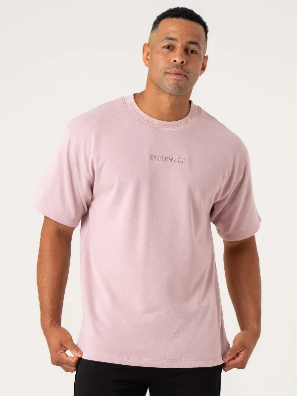 Weekend Specials to Snag Pursuit Fleece T-Shirt - Cinder