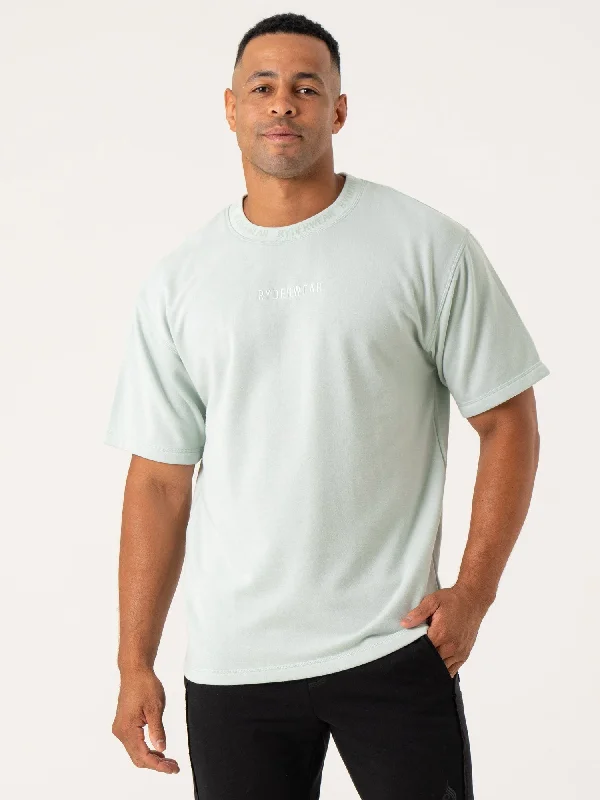 Weekend Offers That Shine Pursuit Fleece T-Shirt - Spearmint