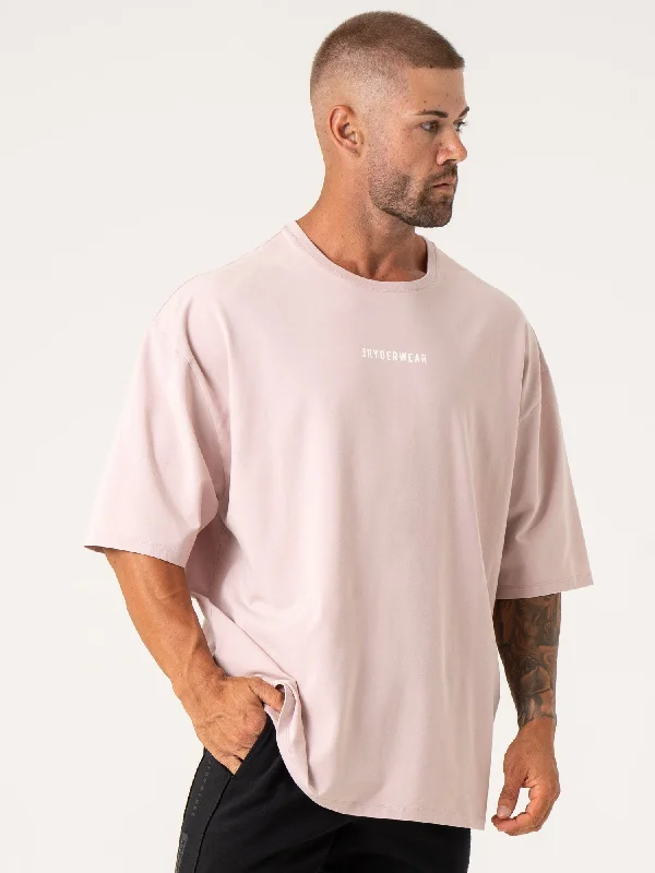 Weekend Specials to Enjoy Pursuit Oversized T-Shirt - Cinder Stonewash