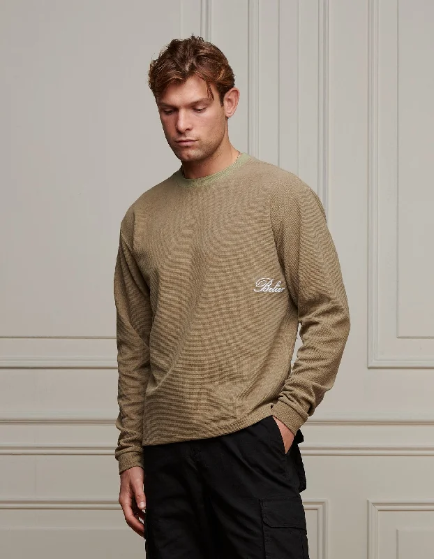 Fantastic Offers Sage L/S Waffle T-Shirt