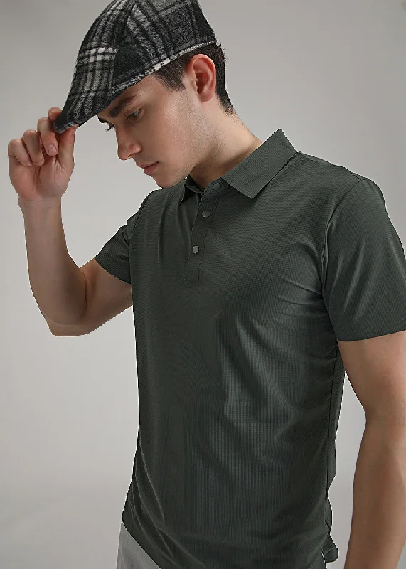 Exclusive Savings Self Green Stitchless Polo T-shirt