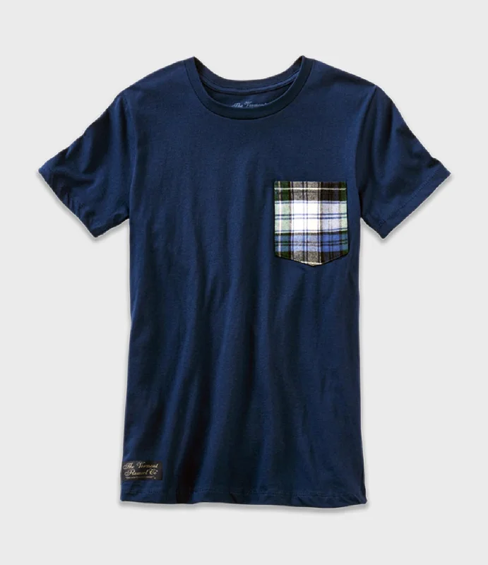 Savings Galore Short Sleeve Flannel Pocket T-Shirt - Campbell