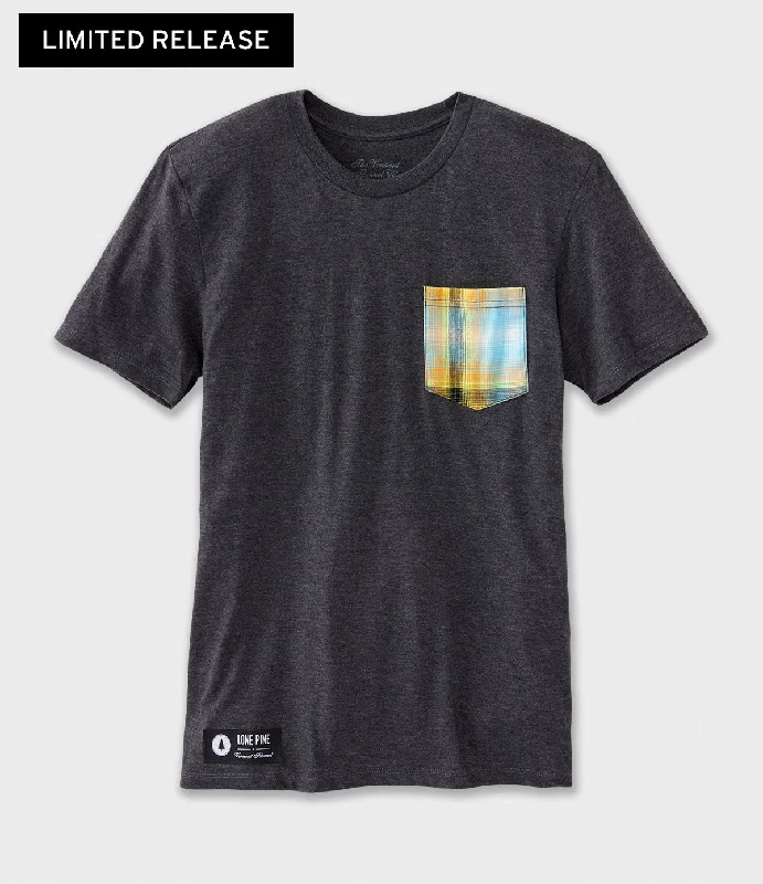 The Best Prices Short Sleeve Flannel Pocket T-Shirt - Summer Lights - Charcoal