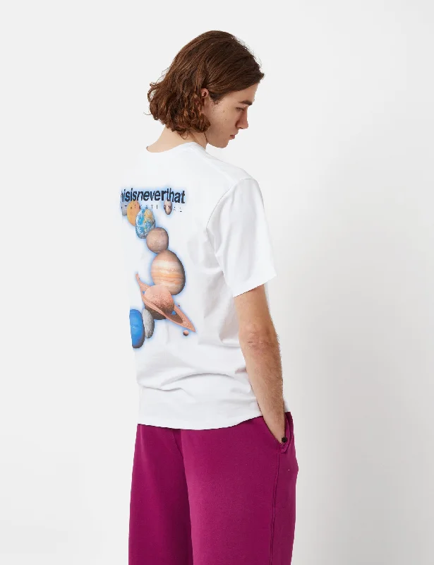 Blowout Sale Thisisneverthat Solar System T-Shirt - White