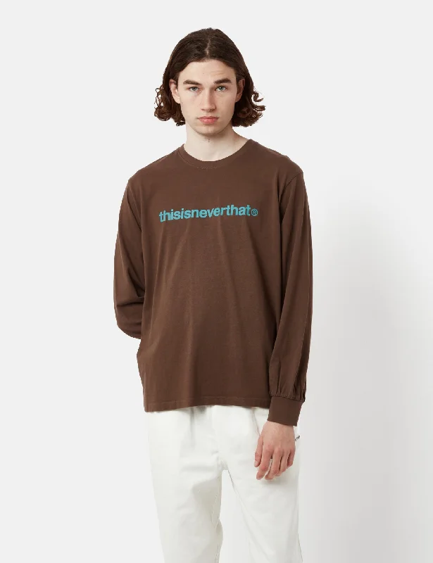 Limited Quantity Thisisneverthat T-Logo Long Sleeve T-Shirt - Brown
