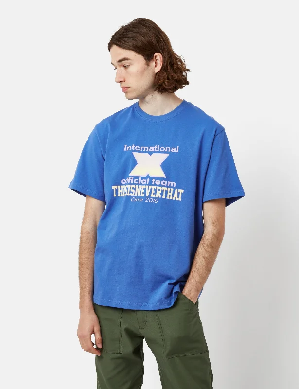 Super Bargain Thisisneverthat X-INTL. T-Shirt - Ultramarine Blue