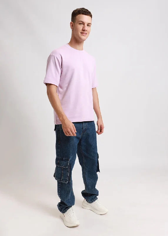 Bonus Savings Thistle Violet Oversized Basic T-shirt