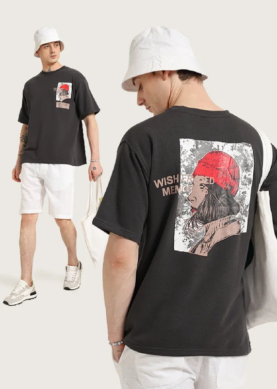 New Arrival Thundercloud Grey Oversized T-shirt