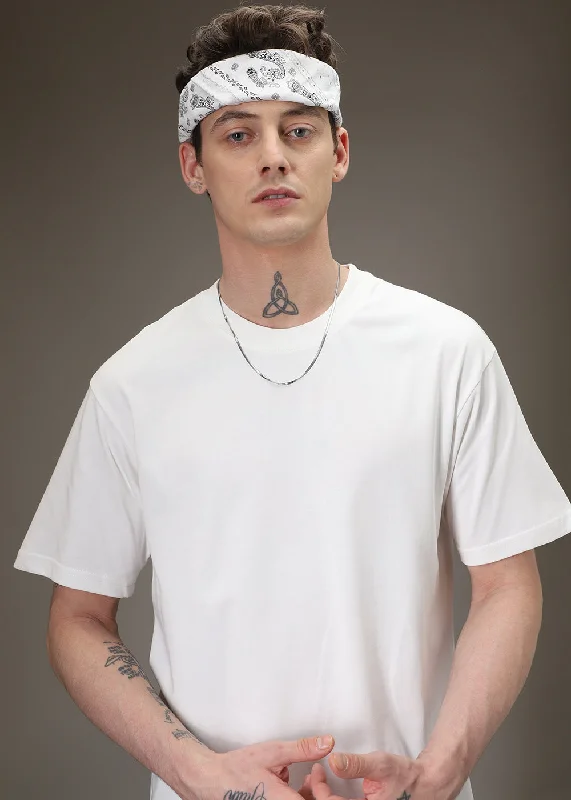 Lowest Price White Basic Oversized T-shirt