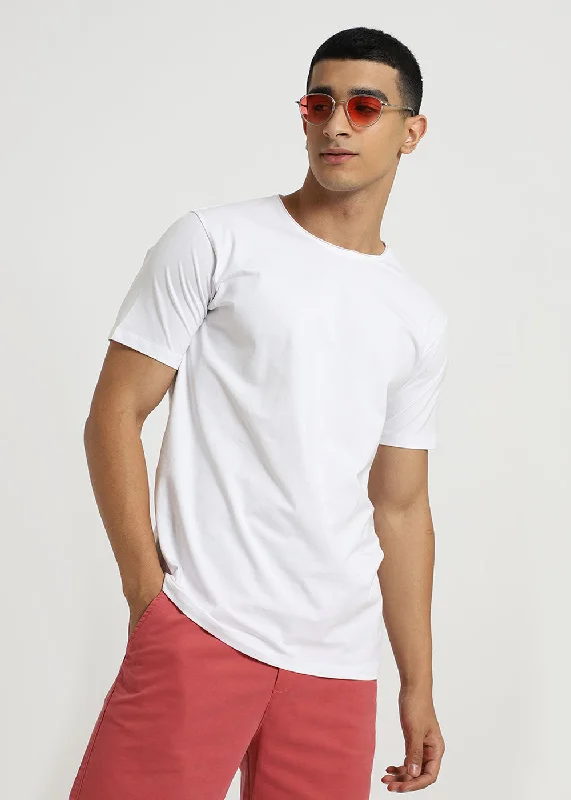 Midnight Madness White Crew neck T-shirt